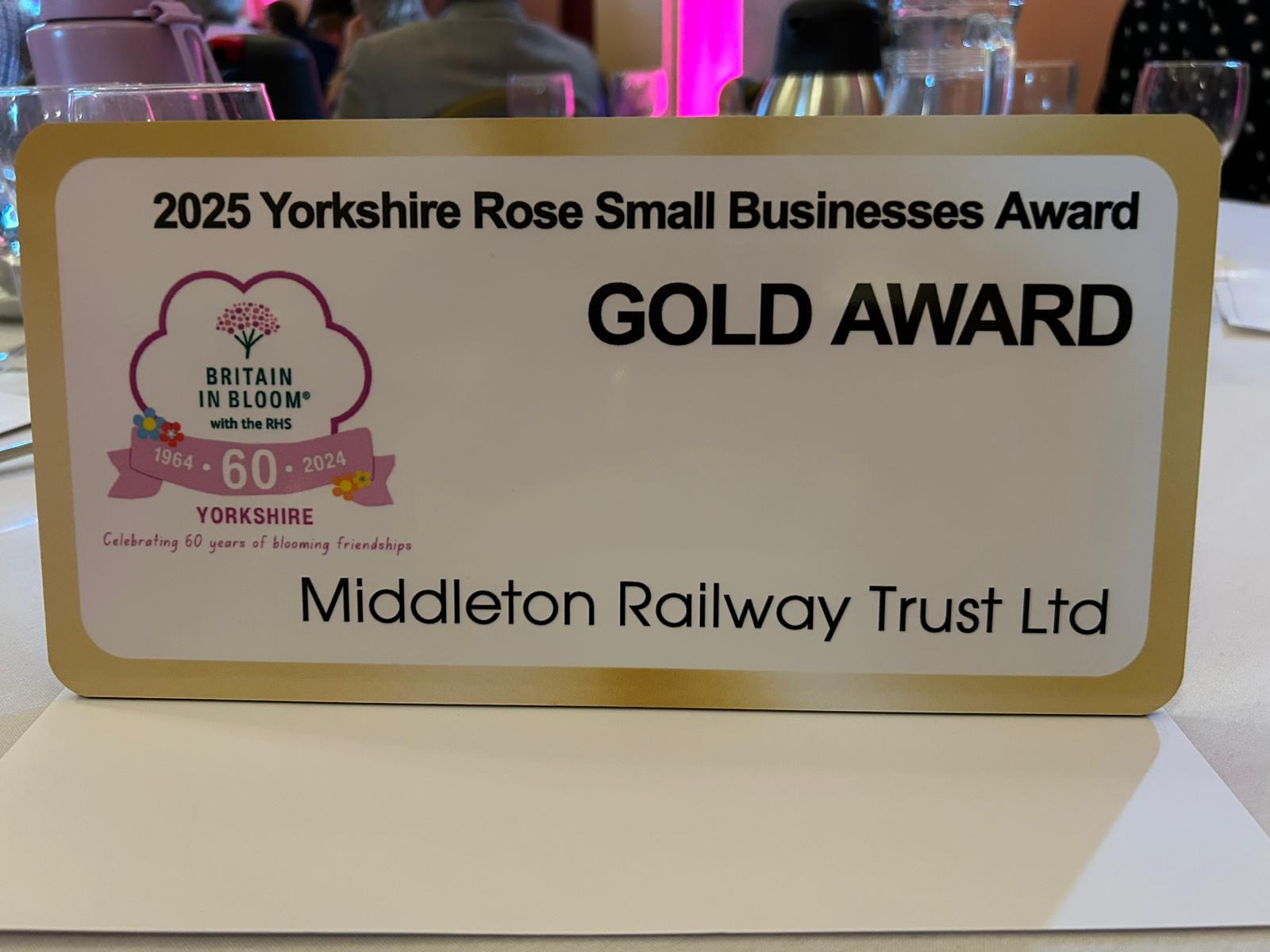 Read more about the article Middleton Railway strikes Gold again!